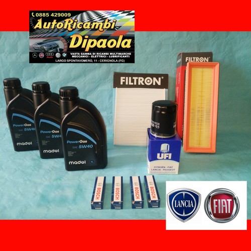 Kit tagliando candele - tagliando, fiat