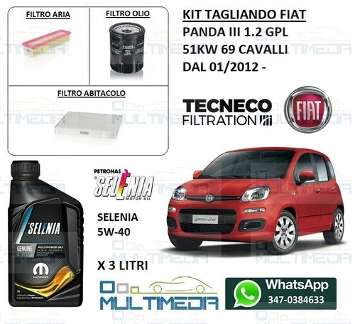 Kit tagliando filtri olio - tagliando, e