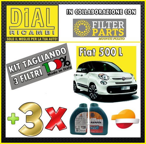 Kit tagliando olio - 500, l
