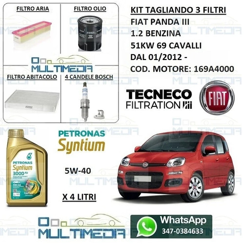 Tagliando filtri candele - filtri,