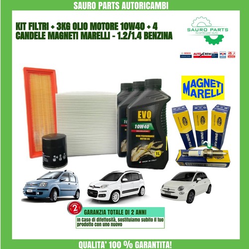 Kit tagliando candele fiat - kit,